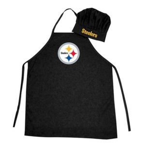 Pittsburgh Steelers NFL Barbeque Apron & Chefs Hat